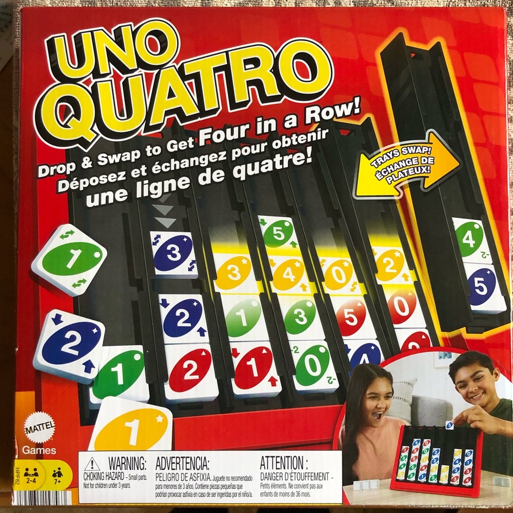 NIB Uno Quatro Game Mattel
